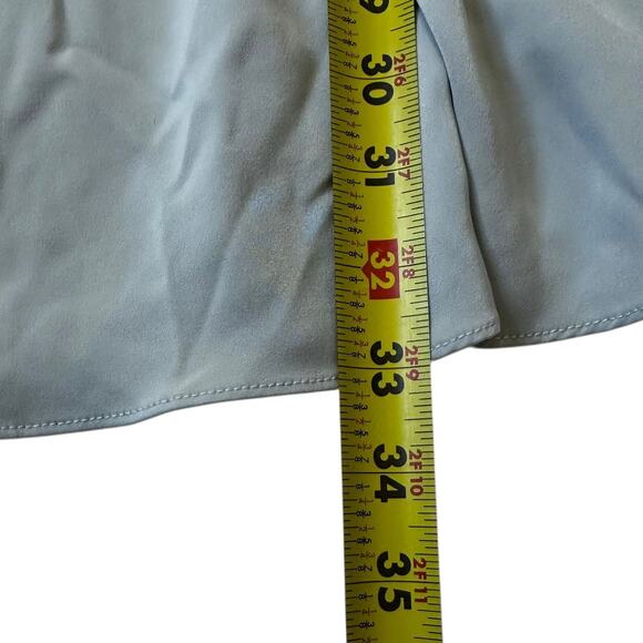 Alexia Admor Blue Tiered Mini Blouson Dress Women's Size 8 | 71-3-3 - Picture 6 of 6